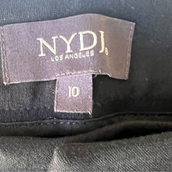 NYDJ Women's Betty Ankle High Rise Pants in Ponte Knit Black M11Z1814  sz 10 - Picture 8 of 14